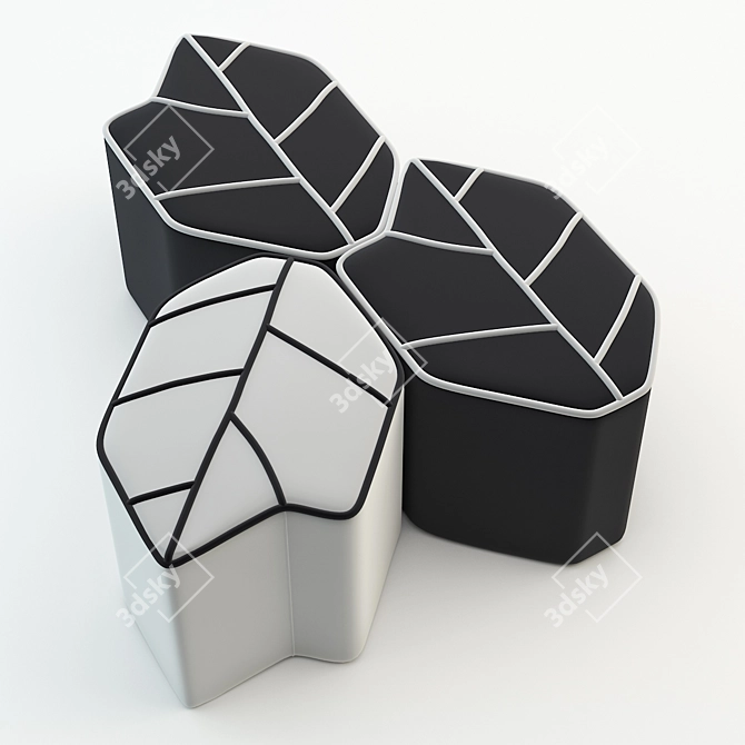 Leaf Seat | Stylish & Compact Design 3D model image 3