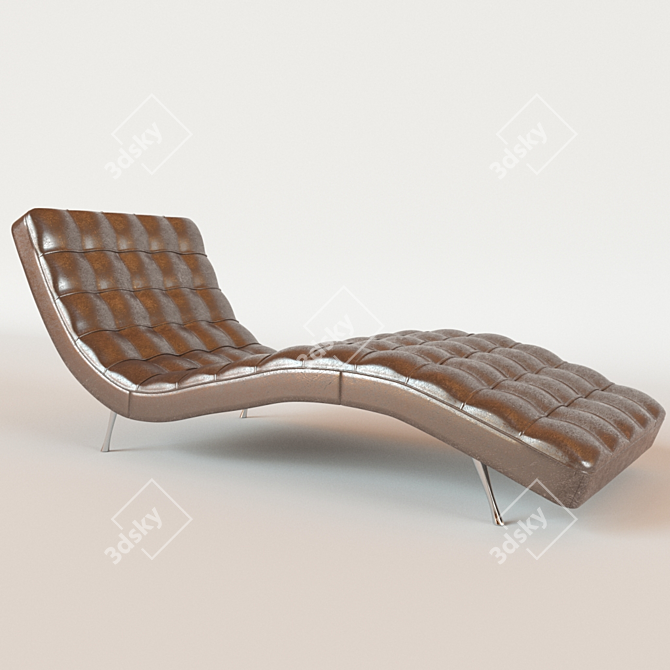 Modern Voula Skin Sofa 3D model image 1