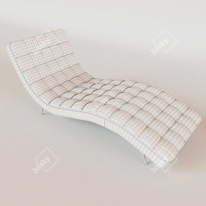 Modern Voula Skin Sofa 3D model image 3