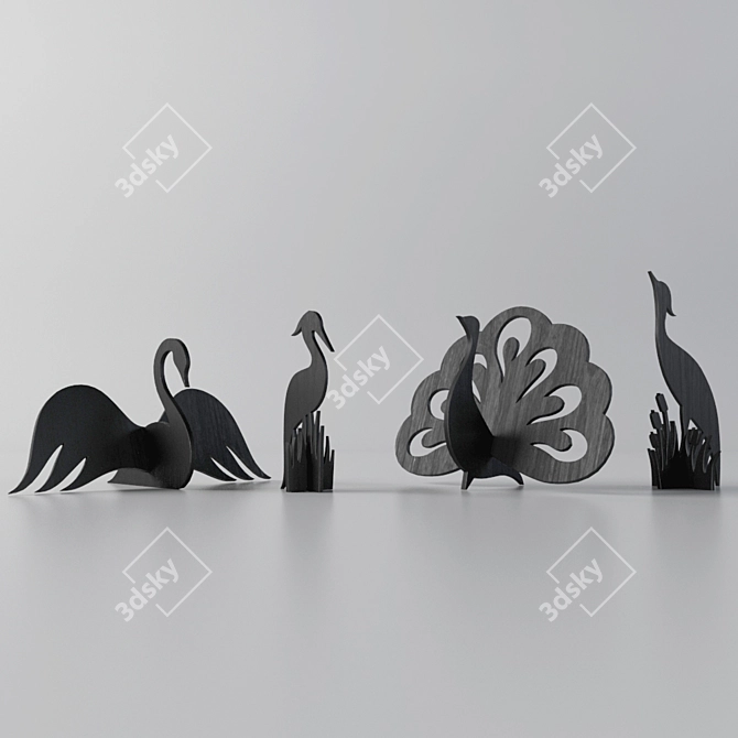 Feathered Friends 3D model image 1
