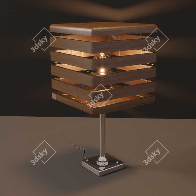Illuminary Dream: Artistic Table Lamp 3D model image 1