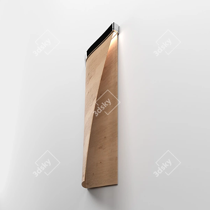 Artful Shadow Wall Lamp 3D model image 2