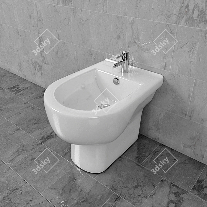 Della Globus Bidet: Revolutionize Your Bathroom 3D model image 1