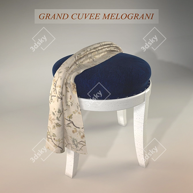 Poof Grand Velvet Oak 3D model image 1