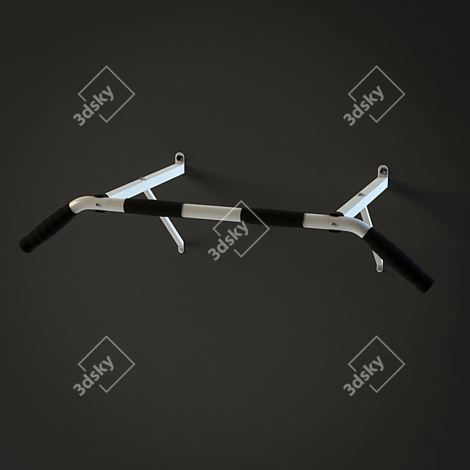 Sturdy Horizontal Bar - 960x480mm 3D model image 1