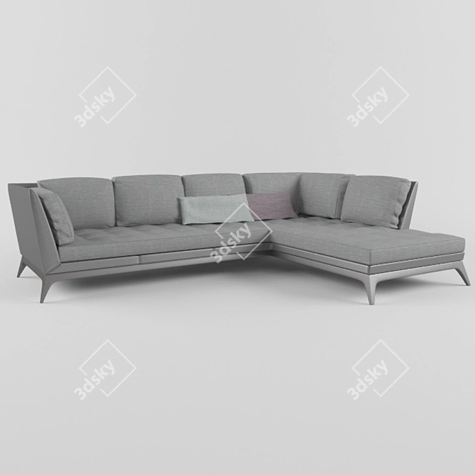 Luxury Modern Sofas by Roche Bobois 3D model image 1