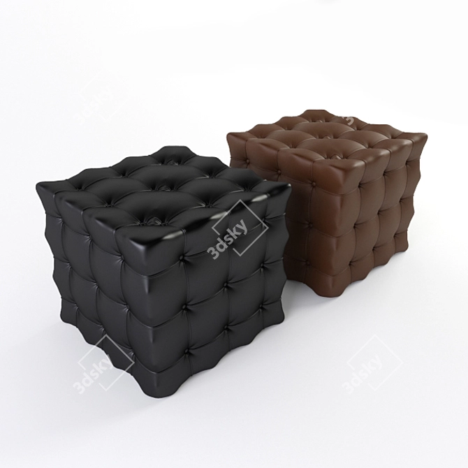 Elegant Table Upholstery Upgrade 3D model image 1