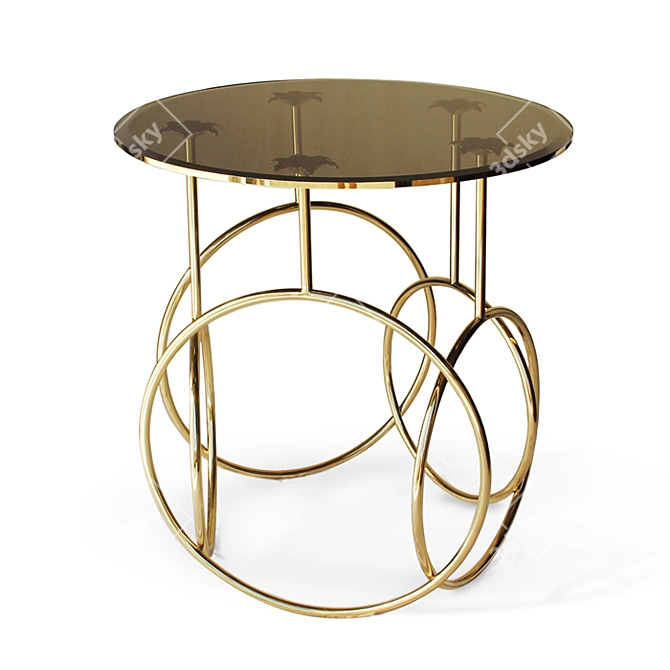 Parisian Nights Side Table 3D model image 1