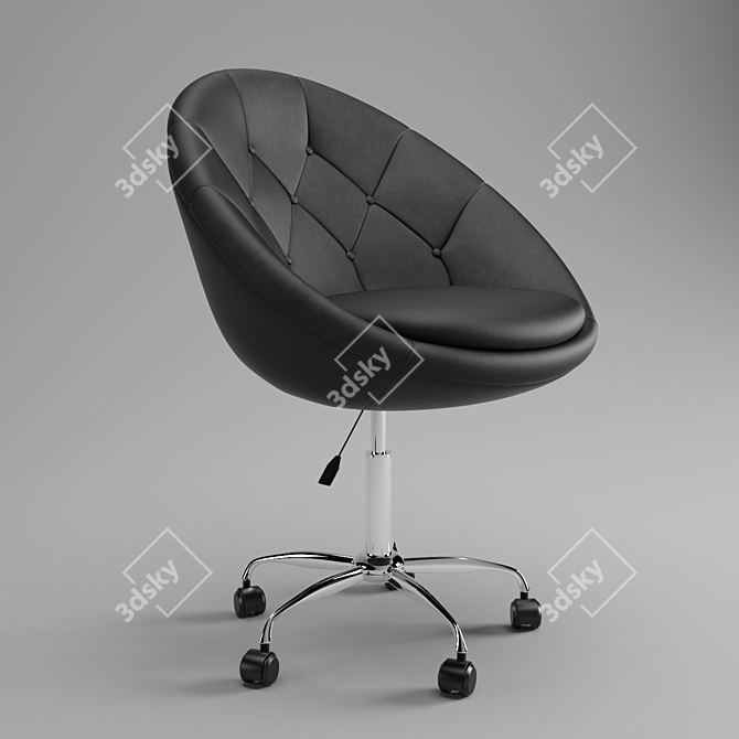 Luxury Leather Chair 3D model image 2