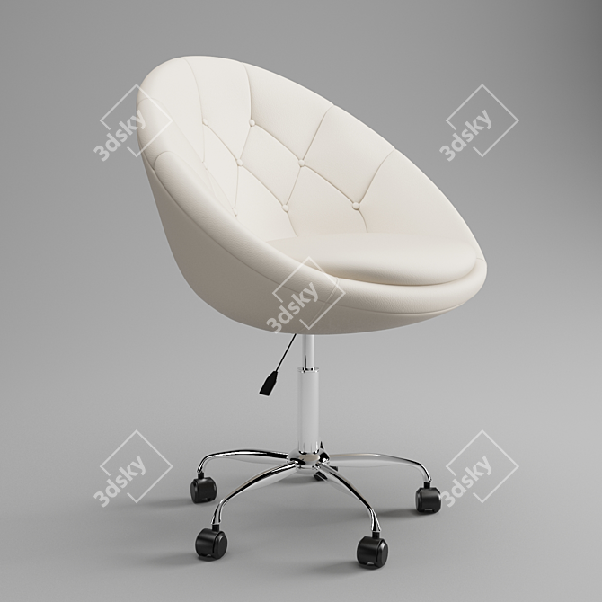 Luxury Leather Chair 3D model image 3