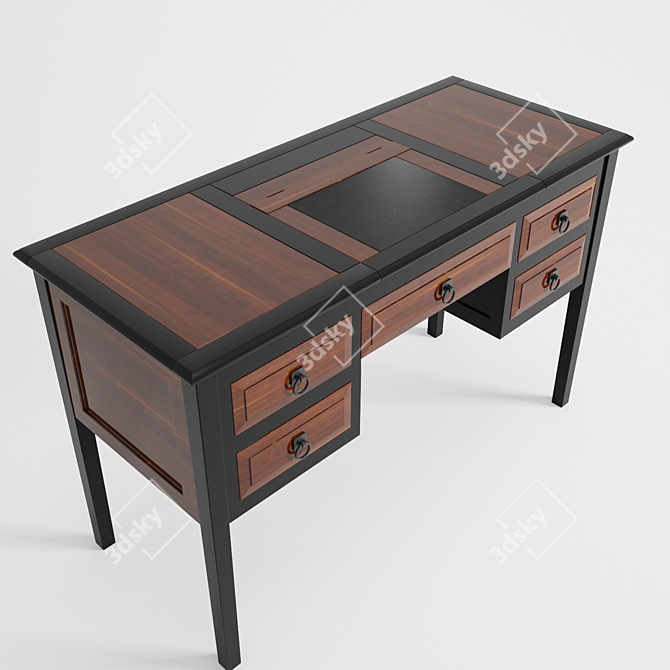 Sleek ErgoDesk - Modern Office Essential 3D model image 2