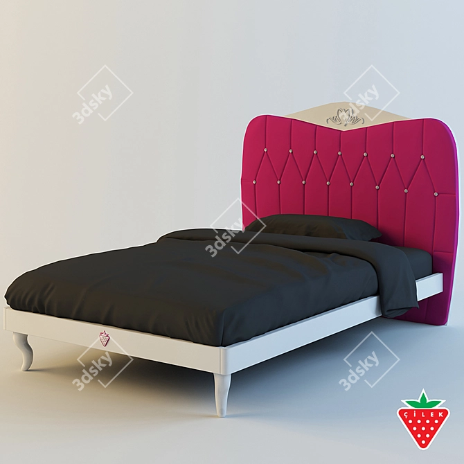 Luxurious Cilek Yakut XL Bed 3D model image 1