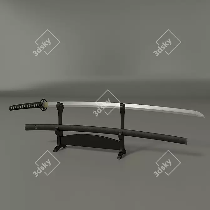 Exquisite Catan Sword 3D model image 1