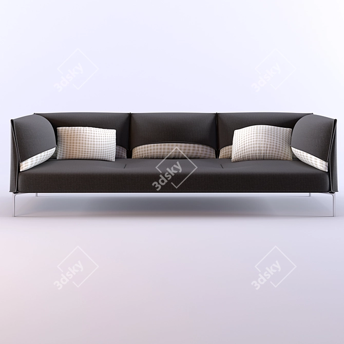 Undercover Sofa: Stylish, Comfy, and Versatile 3D model image 1