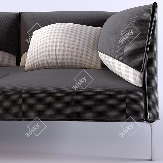 Undercover Sofa: Stylish, Comfy, and Versatile 3D model image 2