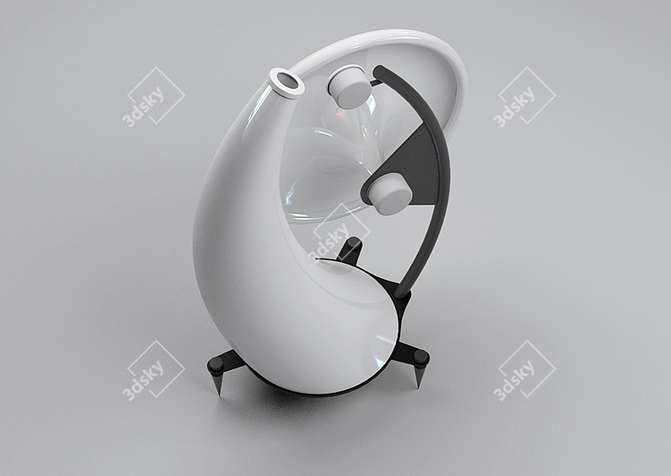 Powerful Horn Speaker Install 3D model image 2