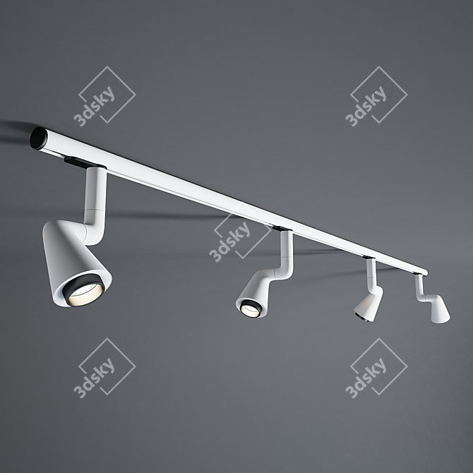 Elegance Illuminated: Belvedere Spotlight 3D model image 2