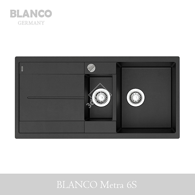 Blanco Metra 6S: Stylish Kitchen Sink 3D model image 2