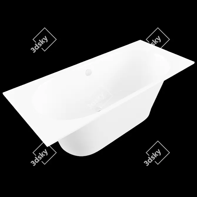 Luxury Vario Grande Bathtub 3D model image 2