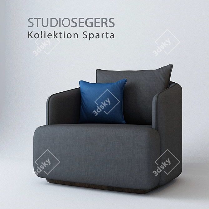 Sparta Chair by Kreamat 3D model image 1