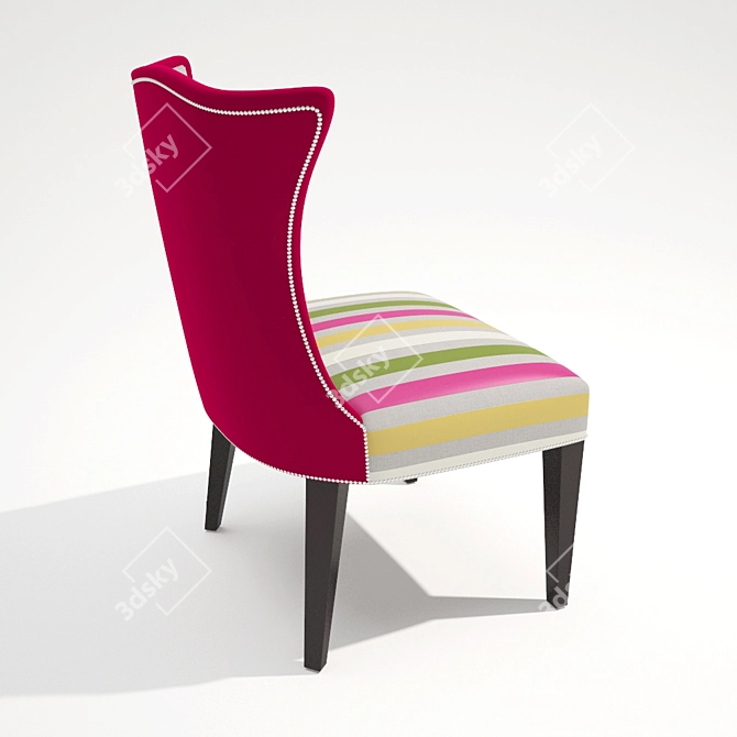 Elegant Kalli Dining Chair 3D model image 2