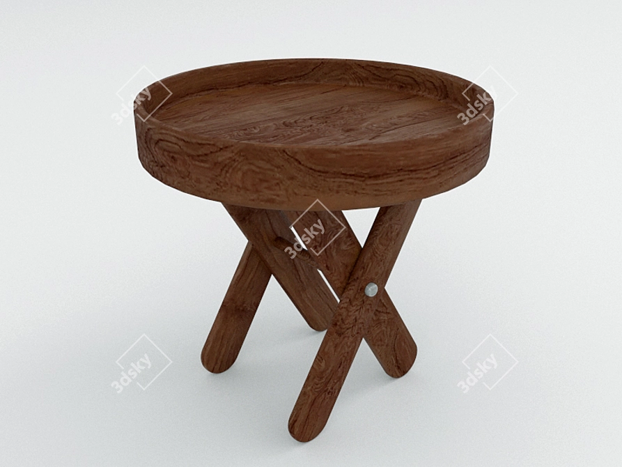 Modern Minimalist Coffee Table 3D model image 1