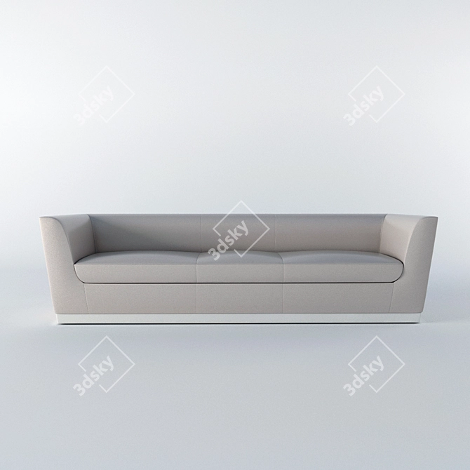 Langlois-Meurinne Sofa: Luxurious Comfort 3D model image 1