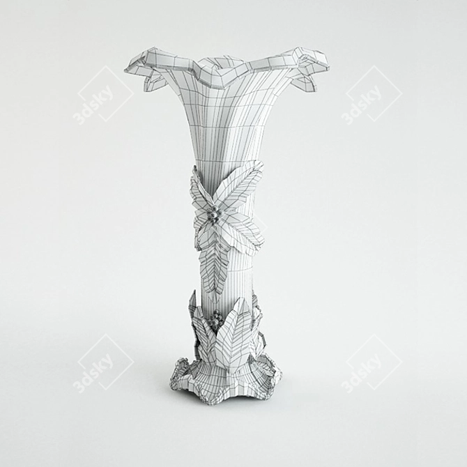 Elegant Classic Vase 3D model image 2