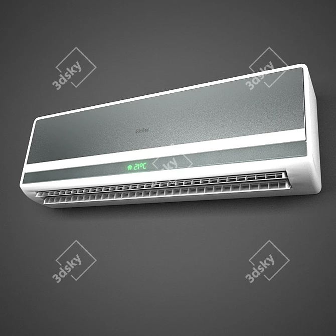 Haier HSU 09H03: Efficient Cooling Solution 3D model image 1