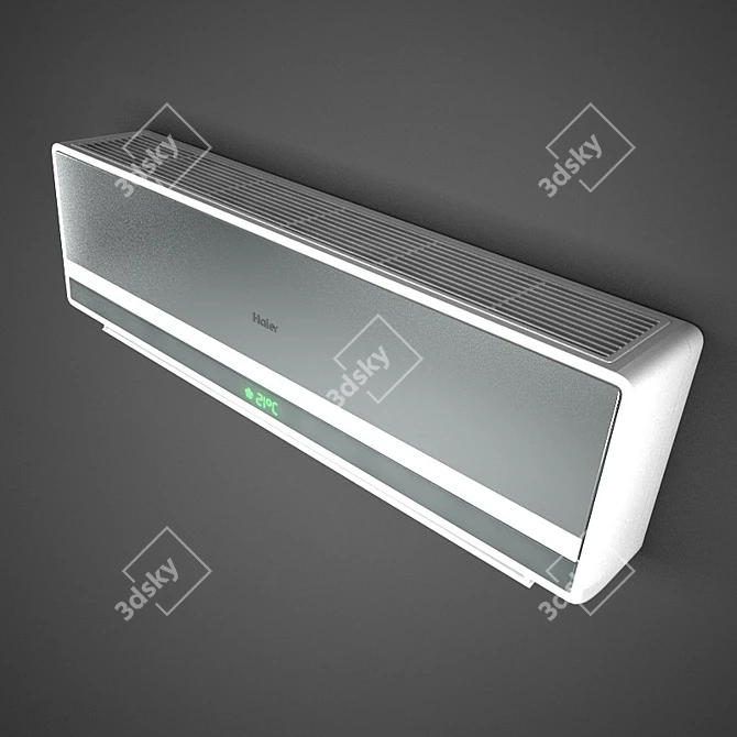 Haier HSU 09H03: Efficient Cooling Solution 3D model image 2