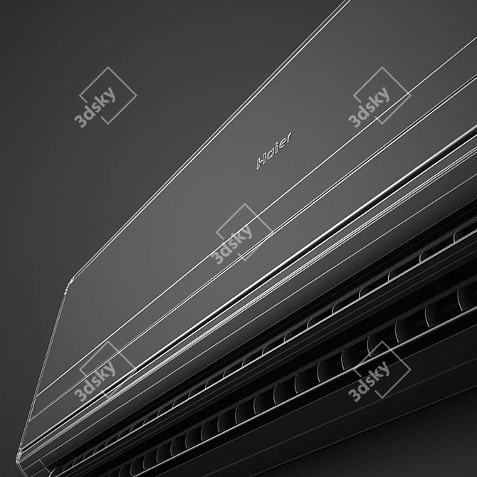 Haier HSU 09H03: Efficient Cooling Solution 3D model image 3