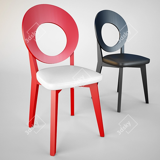 Schmidt Nemo Chair: Exceptional Style 3D model image 1