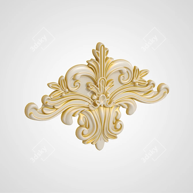 Classic Pattern Overlay 3D model image 1
