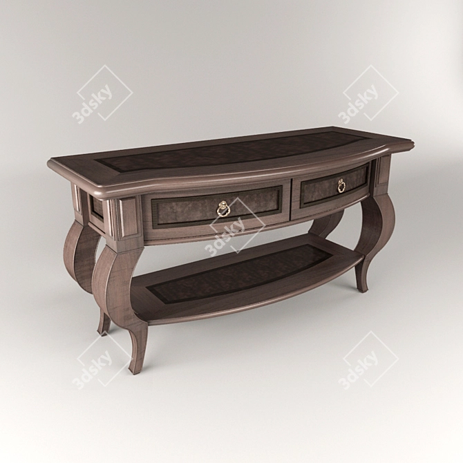 Custom Made Coffee Table 3D model image 2