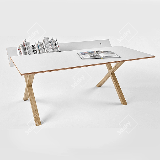 Patrick Kant-Frey: Stylish and Functional Work Desk 3D model image 1