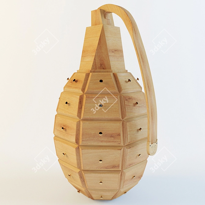  Wooden Grenade Chest 3D model image 1