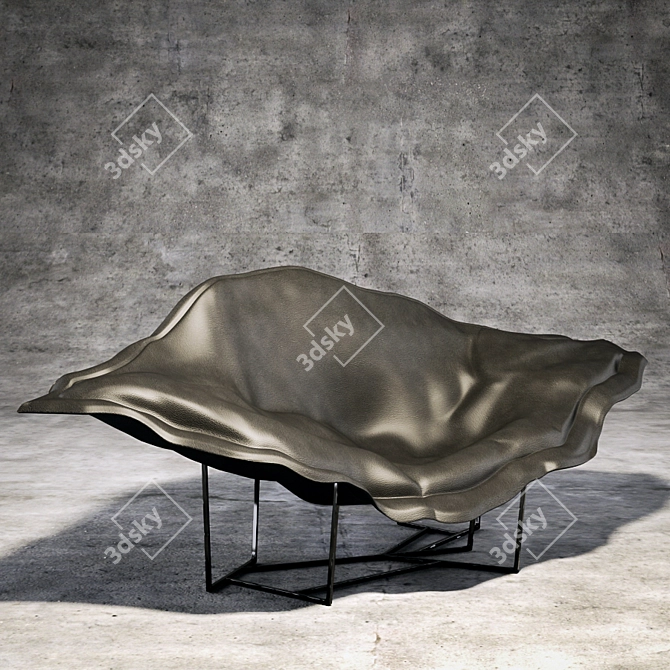 Modern Elegance: Wallace Poliform Armchair 3D model image 1