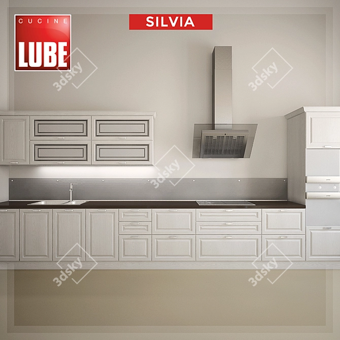Classic Elegance: LUBE Silvia 3D model image 1