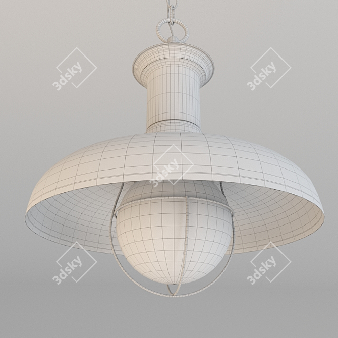 Rustic Elegance: Faro Estoril-G Pendant Lamp 3D model image 3