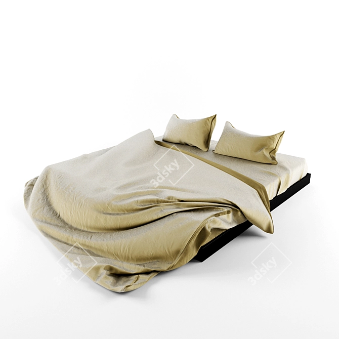 Luxury Linen Set 2000x1800 3D model image 2