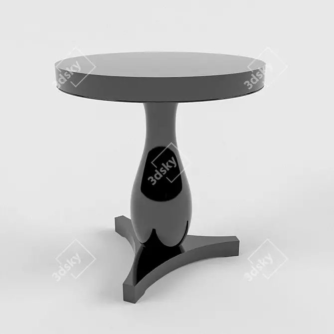 Soho Hudson Side Table: Chic and Functional 3D model image 1