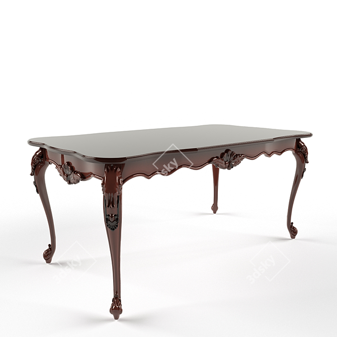 Elegant Benedetta Coffee Table 3D model image 1