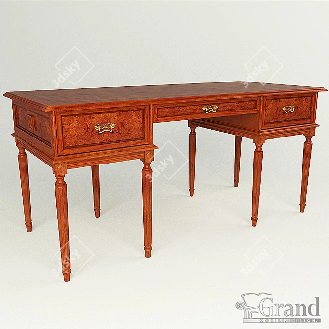 Salva Desk by Grand 3D model image 1