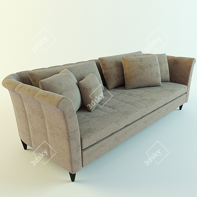 Donghia Monaco Sofa: Elegant Comfort for your Home 3D model image 2