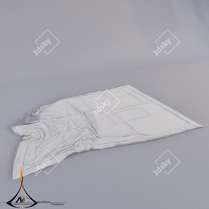 Elegant OriTapestry 3D model image 1