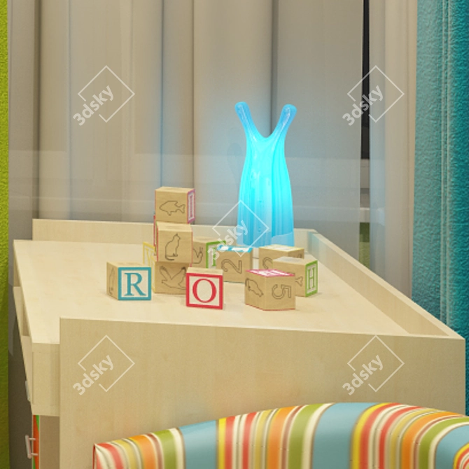 Candeloo Nightlight: Perfect for Your Child's Room 3D model image 2