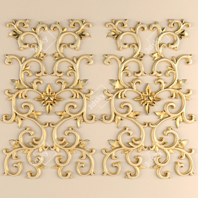 Elegant Molding: Enhance Your Space 3D model image 1