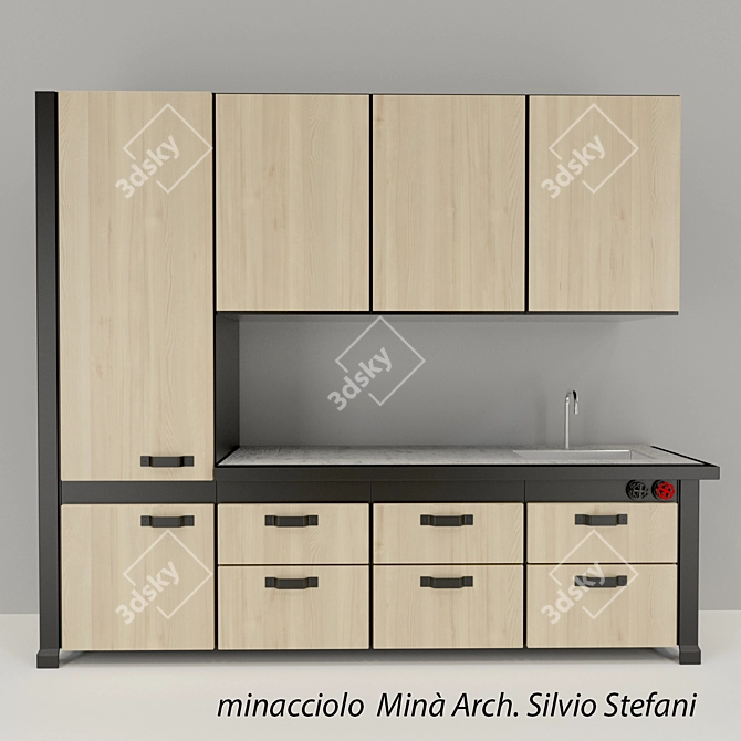 Minacciolo MINO Arch: The Epitome of Timeless Design 3D model image 1