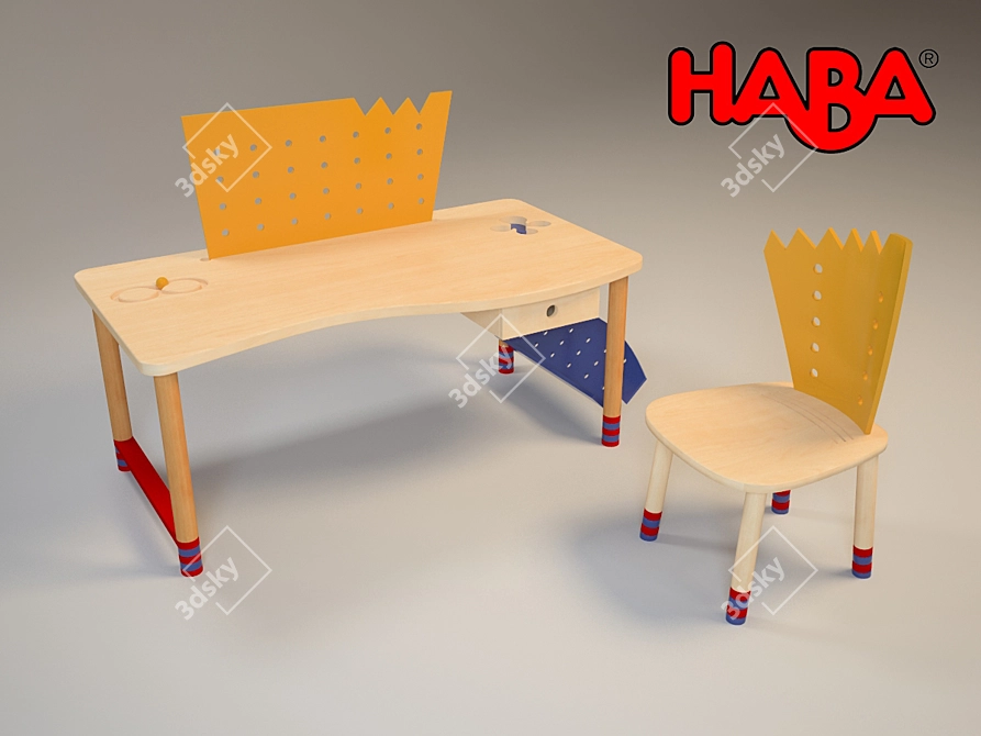 HABA Scribbel: Your Child's Creative Haven 3D model image 1