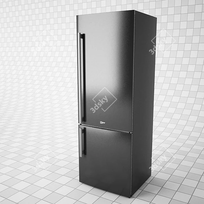 Neff 3DS Max Vray Refrigerator 3D model image 1